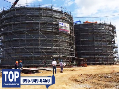 เคลือบถังขนาดใหญ่